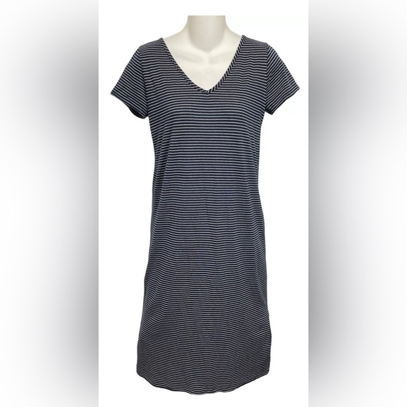 Olivia Rae - MIDI Striped Knit Jersey Knit w/ Pockets - Picture 2 of 8